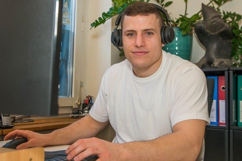 Simon Boris, a professional pest exterminator, at Russikon